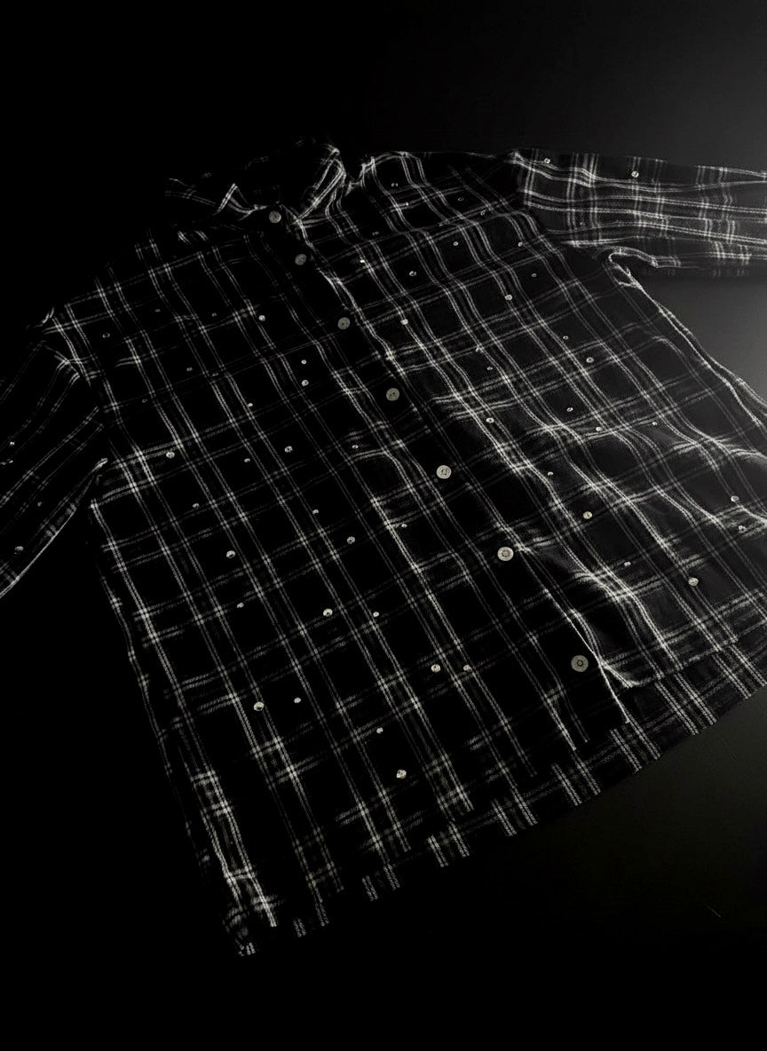VACE Custom Flanell-Hemd - 1 of 1 mit Strasssteinen